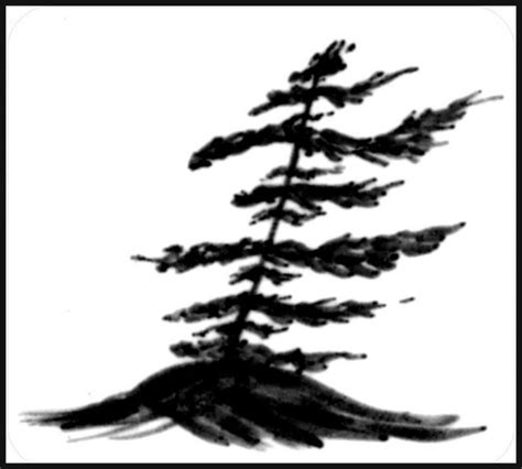Muskoka Tree Tree Silhouette Tattoo Pine Tree Silhouette Tree