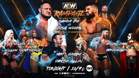 AEW Rampage Preview For September 16 2022