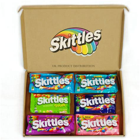 Skittles Huge American Candy Selection Box 6 Packs Of Sweets The