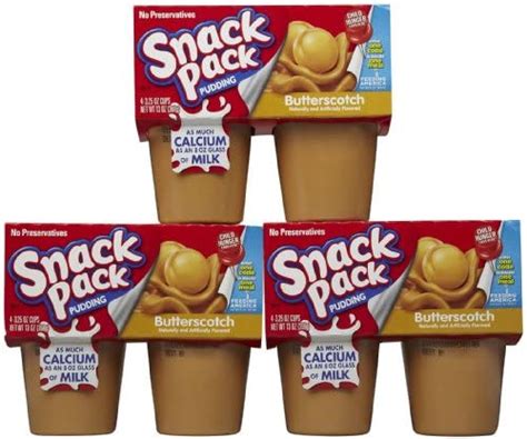 Hunts Snack Pack Butterscotch Pudding 4 Ct 3 Pk Pricepulse