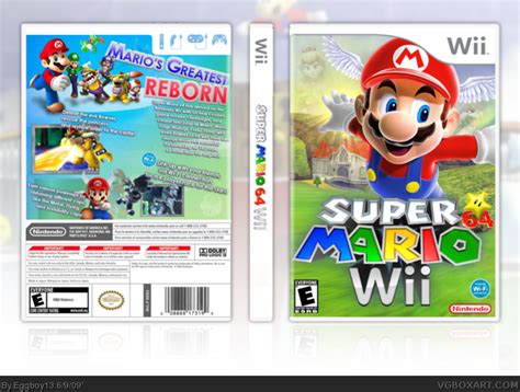 Super Mario 64 Wii Box Art Cover By Eggboy13