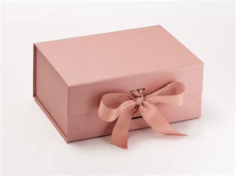 Rose Gold Luxury T Box Hamper Packaging Or Keepsake Box Foldabox Usa