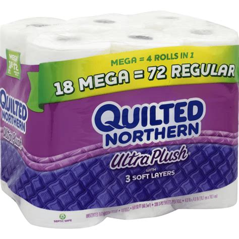 Quilted Northern Ultra Plush Bathroom Tissue Unscented Mega Rolls 3