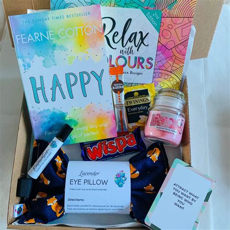 Self Care Box Care Package Happy Happiness Self Care Etsy
