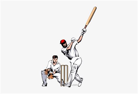 Download Cricket Players Royalty Free Vector Clip Art Illustration