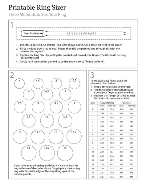 Figure Out Ring Size International Ring Size Chart How To Etsy Australia