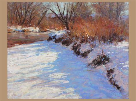 Lorenzo Chavez Fine Art Parker Colorado Winter Landscape Painting