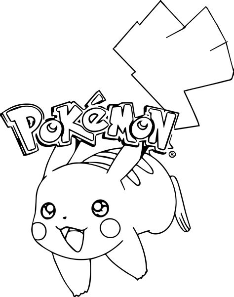 This coloring page shows pikachu as an artist painting and standing before his artboard. Pikachu Coloring Pages To Print at GetColorings.com | Free ...