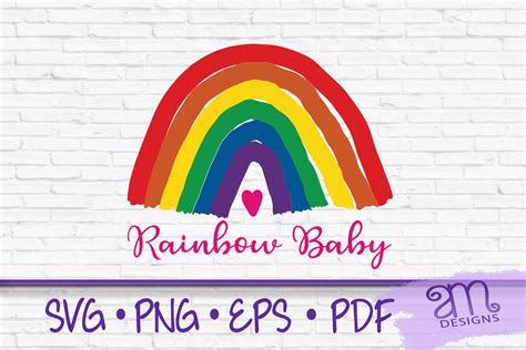 Rainbow Baby Svg Rainbow Svg Baby Svg Rainbow Baby Svg Etsy