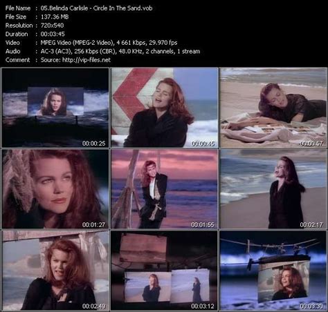 Belinda Carlisle Circle In The Sand Download Music Video Clip From Vob Collection Belinda