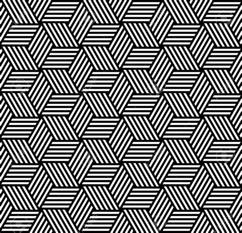 Seamless Geometric Pattern In Op Art Design Vector Art Royalty