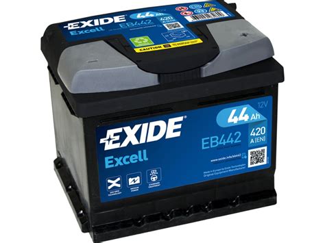 Autobaterie Exide Excell 44ah 12v Eb442 Battery Import