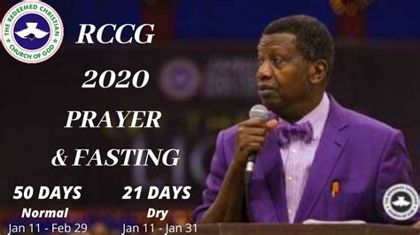 Day 16 Rccg 2020 Prayer And Fasting Youtube
