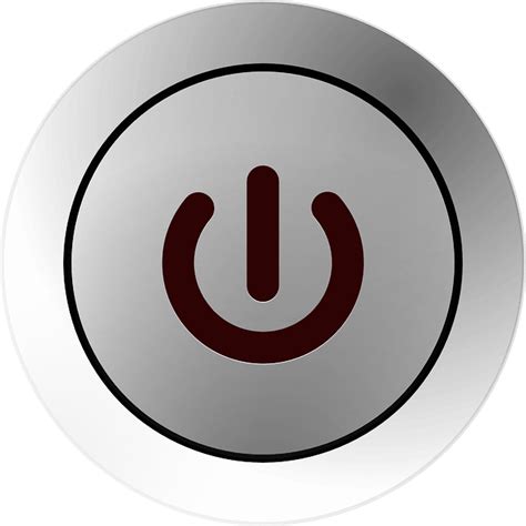 Computer Switch Icon Power Button Vector Free Psdvectoricons