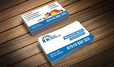 Kk Majta Construction Business Cards Web And Graphic