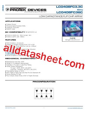 LC0408FC12C Datasheet PDF Protek Devices