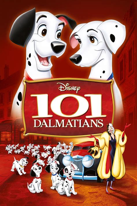 101 Dalmatians 1961 English Vintage Movie Poster Vlrengbr