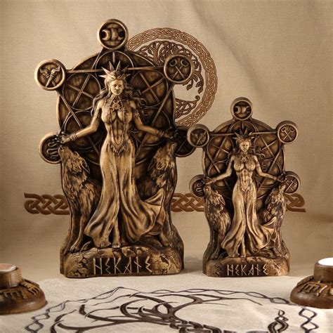 Hekate Hecate Statue The Greek Statue Of Darkness Witchcraft And