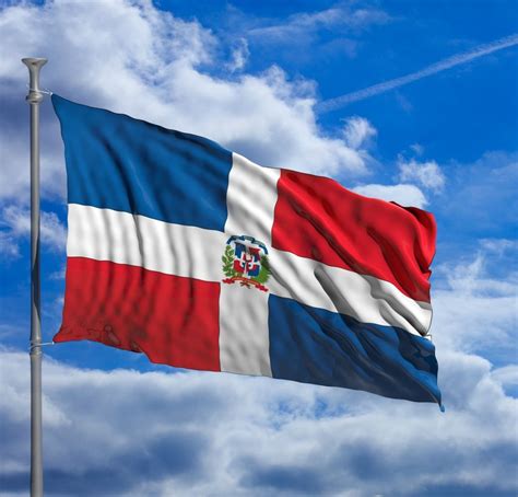 The Dominican Republic’s Flag Contains Three Colours White Red And Blue These Colours Are