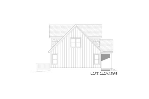 Two Story Lake House Plan For A Side Sloping Lot With Lower Level