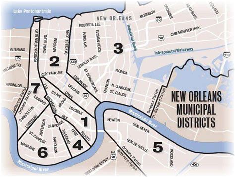 The Turbulent History Behind The Seven New Orleans Municipal Districts