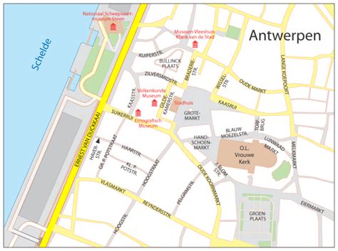 Antwerp (/ ˈ æ n t w ɜːr p / (); België, digitale kaarten en plattegronden van België in ...