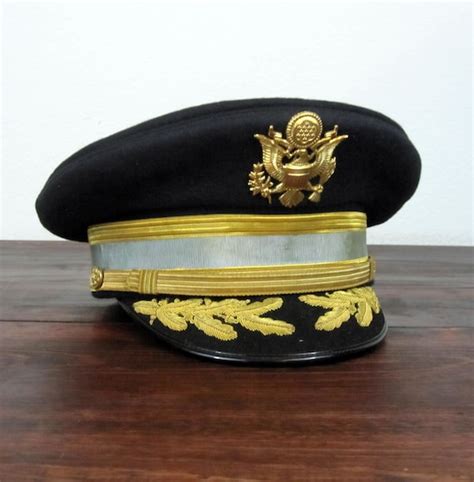 Vintage U S Army Field Grade Officers Visor Cap Major