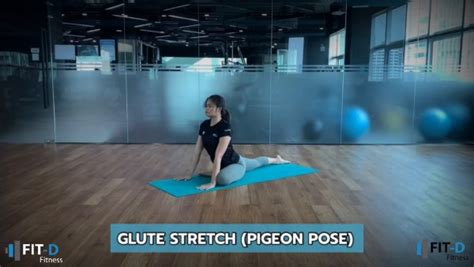 ท่าออกกำลังกาย Glute Stretch Pigeon Pose วิธีทำท่าออกกำลังกาย Glute