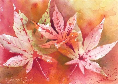 Zeh Original Art Blog Watercolor And Oil Paintings Japanese Maple
