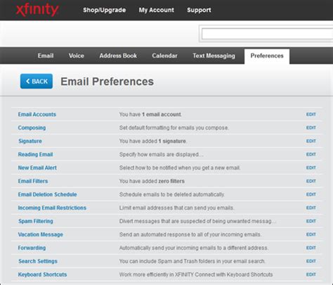 Free xfinity account and the information around it will be available here. Advanced XFINITY Connect Email Features