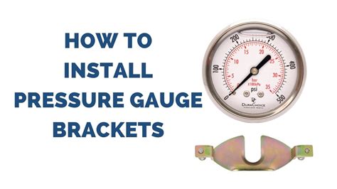 How To Install Pressure Gauge Brackets Youtube