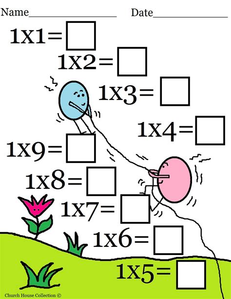 Church House Collection Blog Easter Math Worksheets For Kids