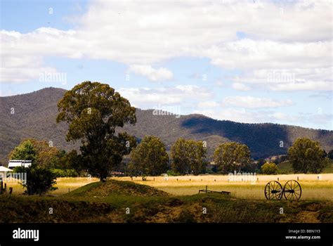 North East Victoria Landscape Stock Photo Alamy