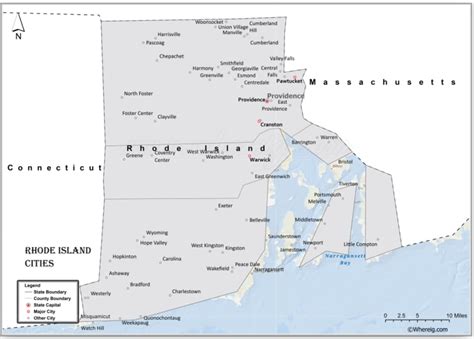 Map Of Cities In Rhode Island List Of Rhode Island Cities By