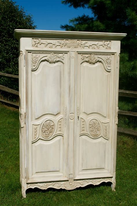Items Similar To Sold Antique Shabby Chic Hand Painted Armoire In Old