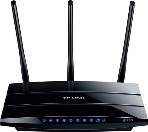 Black Tl Wdr4300 Tp Link N750 Wireless Dual Band Gigabit Router For