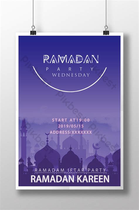 Poster Bertema Ramadhan Templat Psd Unduhan Gratis Pikbest