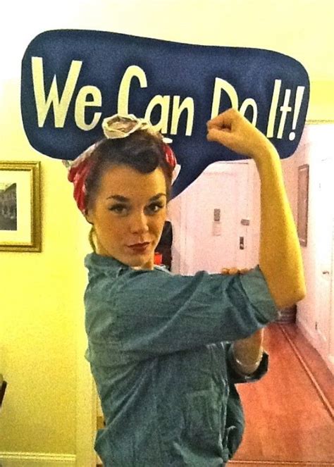 rosie the riveter 46 awesome costumes for every hair color rosie the riveter halloween rosie