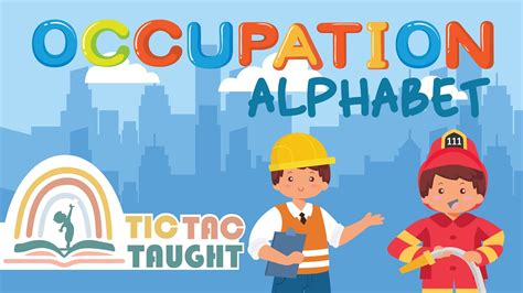 Alphabet Occupation Song Occupation Alphabet Song Abc Jobs Song For