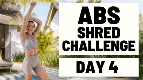 Abs Shred Challenge Day 4 7 Min Youtube