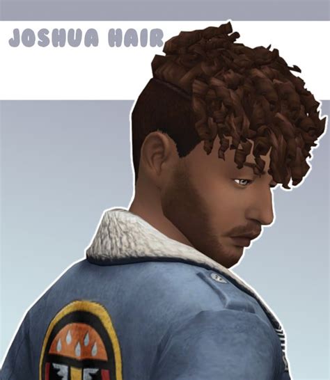 ̗̀ Joshua Hair ̖́ Sims 4 Hair Male Sims 4 Afro Hair Sims 4 Curly