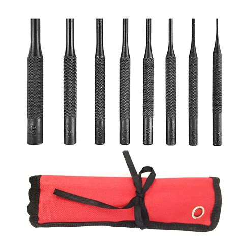 8 Pieces Pin Punch Set Tool For Woodworkmachinerygunsmithrepairs