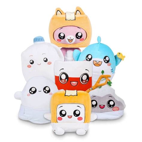 Lankybox Plush Toy Milkybaby Sharkbaby Canny Stuffed Soft Doll Kawaii