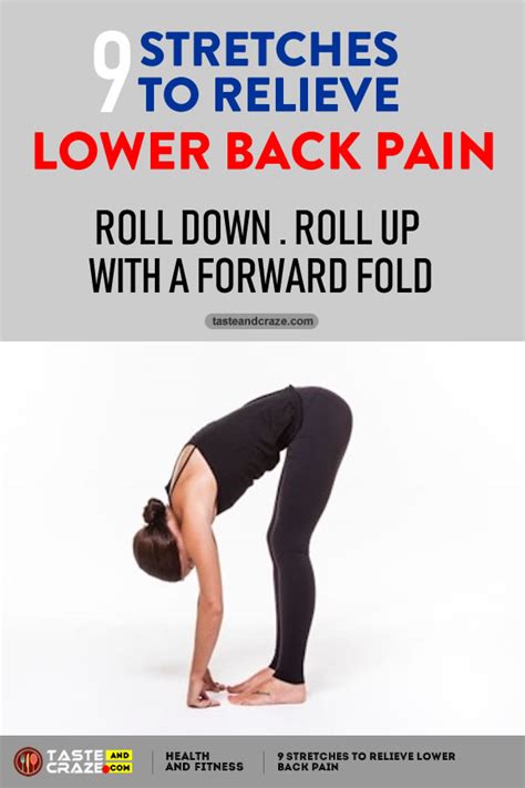 9 Stretches To Relieve Lower Back Pain • Tasteandcraze