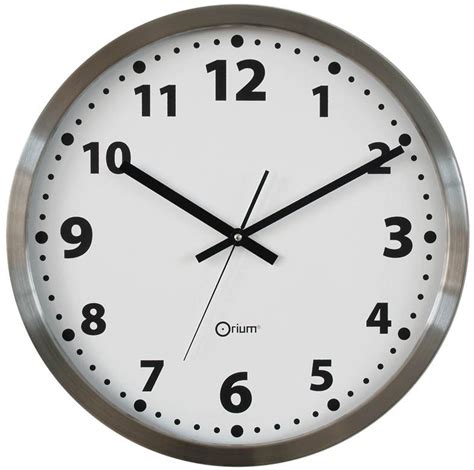 Inox Basic Clock Ø45 Cm Aic International