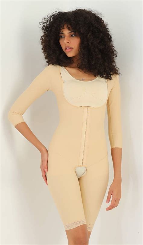 Post Surgical Compression Garment For Bbl Fat Transfer With Sleeves