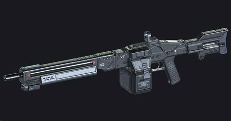 Scifi Heavy Mg Fsk 34 3d Guns Unity Asset Store