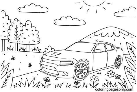 Free Dodge Coloring Page Free Printable Coloring Pages