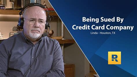 Check spelling or type a new query. Being Sued By Credit Card Company | Dave ramsey, Investing, Combining finances
