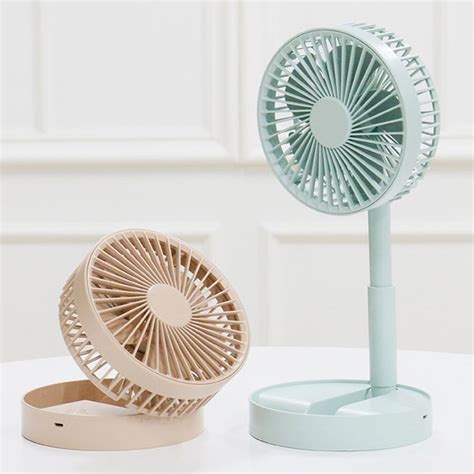 Summer Desktop Mini Usb Cooling Fan Folding Telescopic Home Office Air